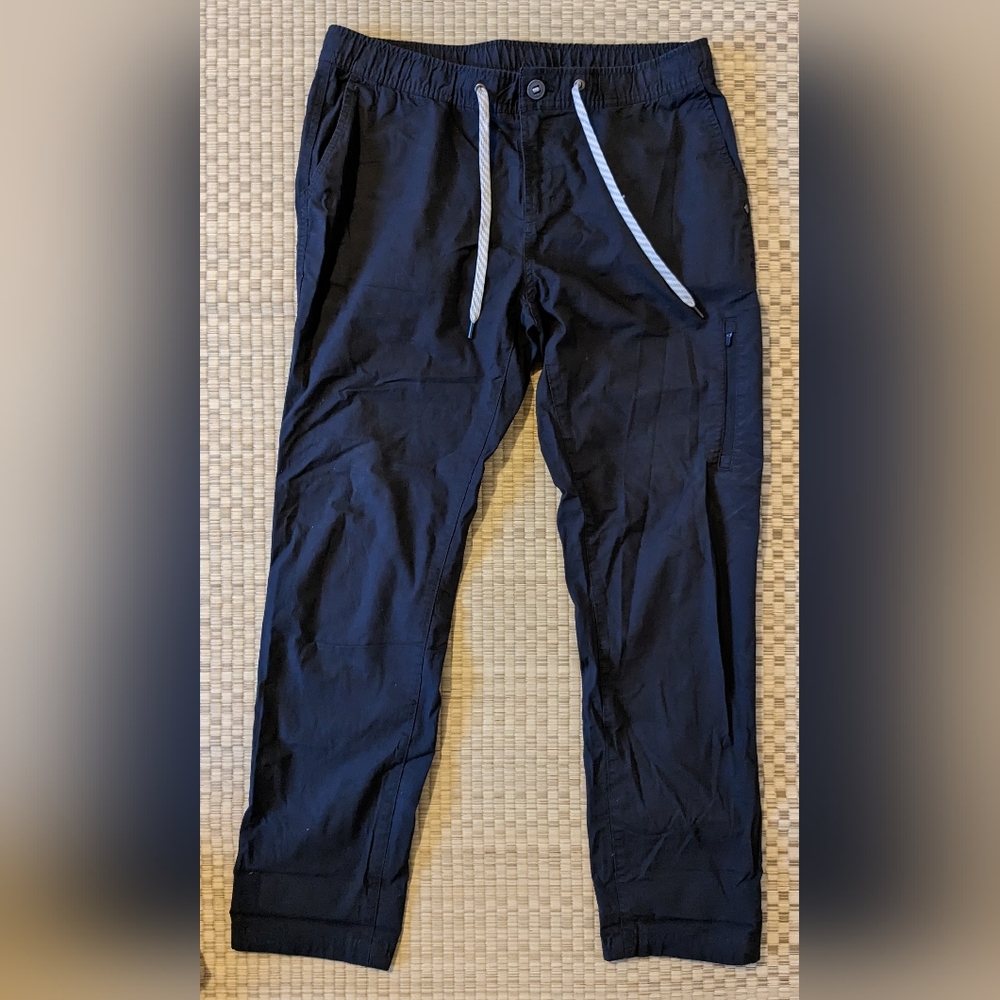 EUC Vuori The Rise and Shine Pants Ripstop Gray Men's Size Large
